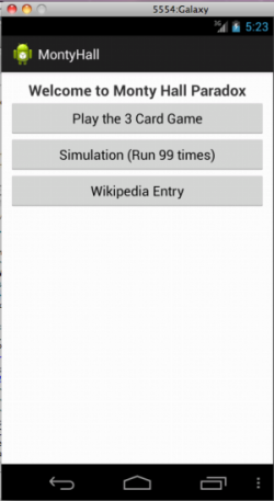 Monty Hall Paradox Game